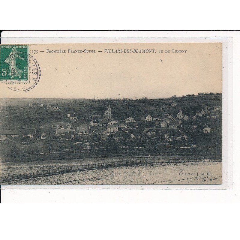 VILLARS-les-BLAMONT : vu du Lomont - très bon état