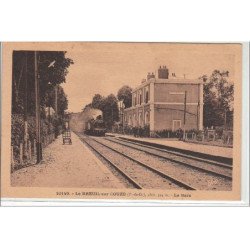 LE BREUIL-SUR-COUZE : la gare - altitude 394 m. - très bon état