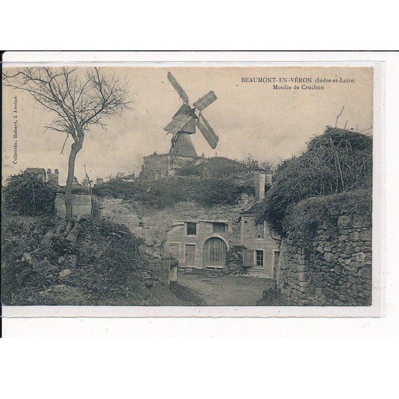BEAUMONT-en-VERON : Moulin de Cruchon - très bon état