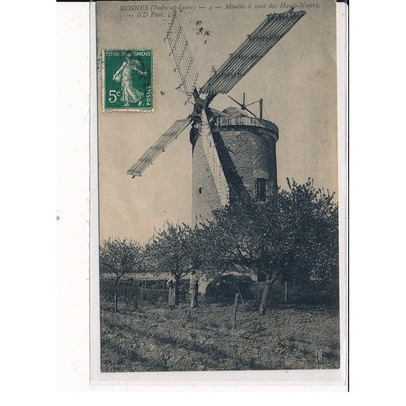 MOSNES : Moulin à vent des Hauts-Noyers - très bon état