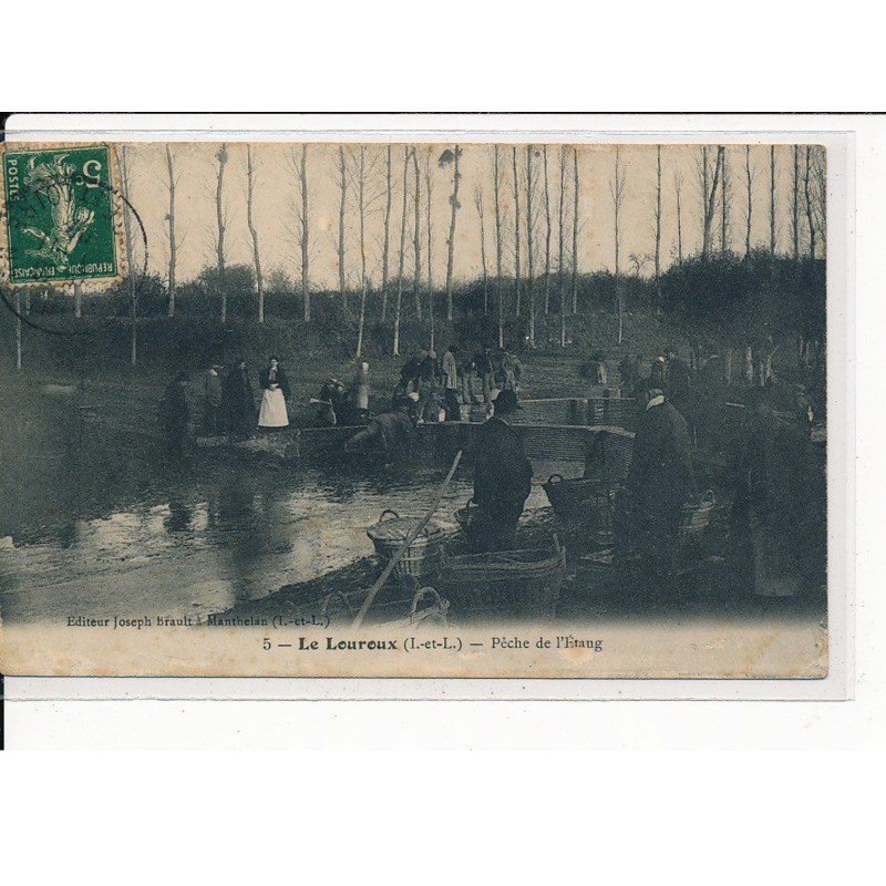LE LOUROUX : Pêche de l'Etang - très bon état