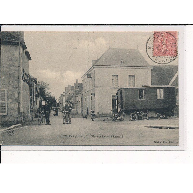 NOUANS : Place et Route d'Ecenillé - très bon état
