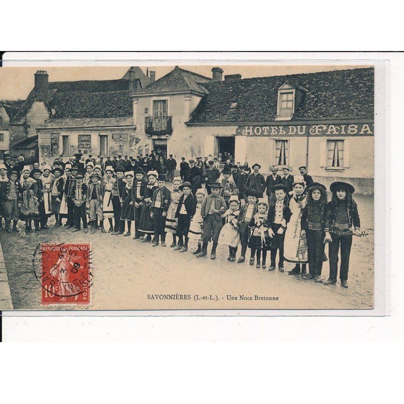 SAVONNIERES : Une Noce Bretonne - très bon état