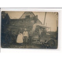 MONT-SAINT-ELOY : Camion, Maison détruite - état
