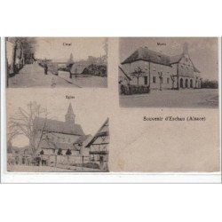 ESCHAU : mairie - église - canal - très bon état
