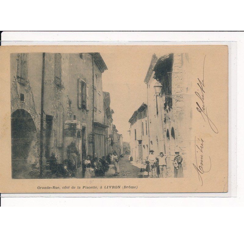 LIVRON : Grande Rue, Côté de la Placette - très bon état
