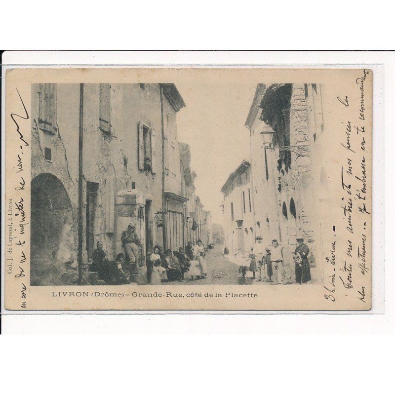LIVRON : Grande Rue, Côté de la Placette - très bon état