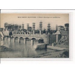BEAUMONT-MONTEUX : L'Usine électrique en Construction - très bon état