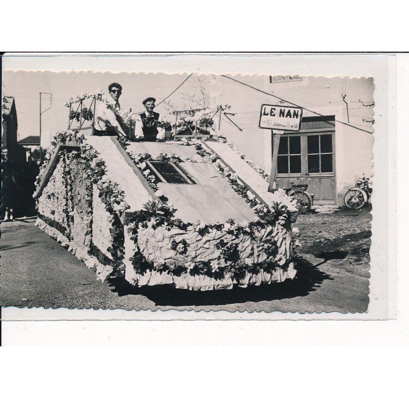 ST-SORLIN-en-VALLOIRE : Corso fleuri des Sapeurs-Pompiers, Le Pont du Nan (30 avril 1er mai 1950) - très bon état