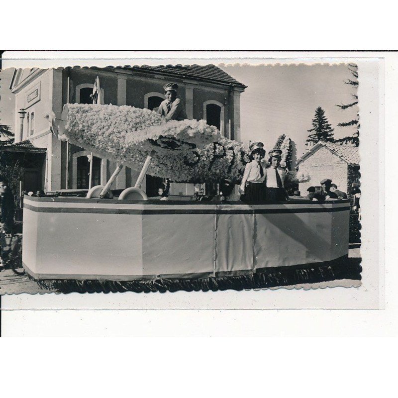 ST-SORLIN-en-VALLOIRE : Corso fleuri des Sapeurs-Pompiers, L'Avion 1950 (30 avril 1er mai 1950) - très bon état