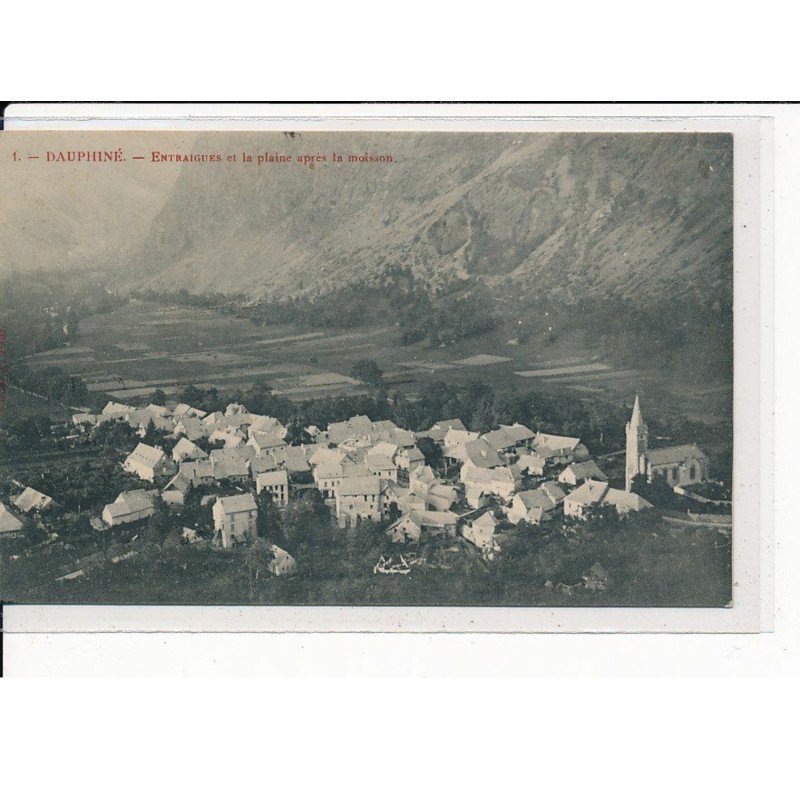 ENTRAIGUES : la Plaine après la moisson - très bon état