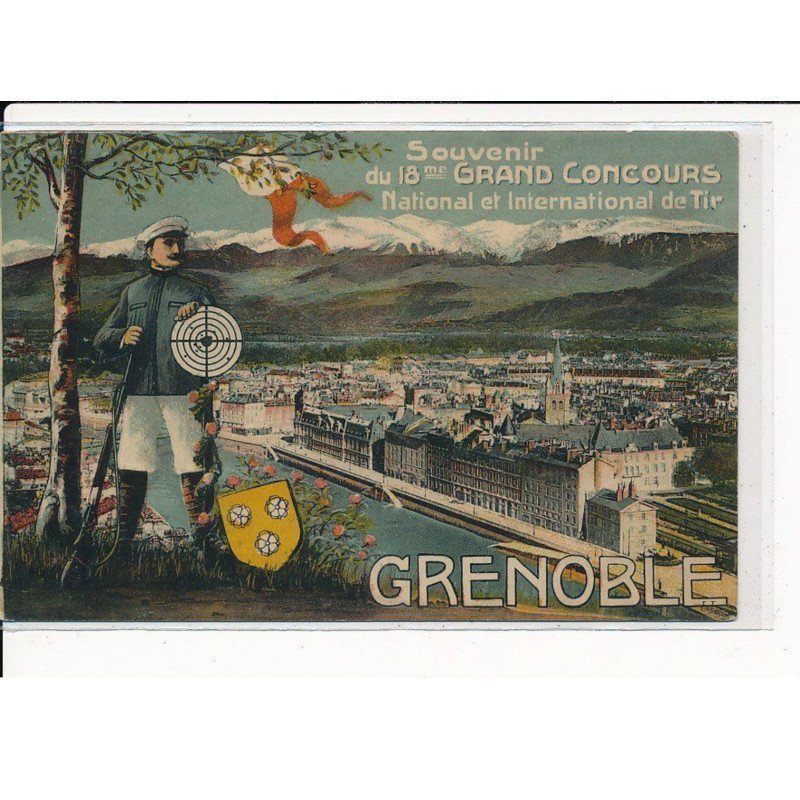 GRENOBLE : Souvenir du 18ème Grand Concours Nationale et International de Tir - très bon état