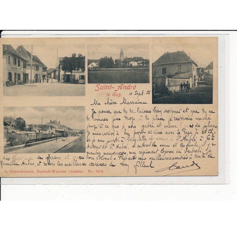 ST-ANDRE-Le-GAZ : Divers lieux de la Ville - très bon état