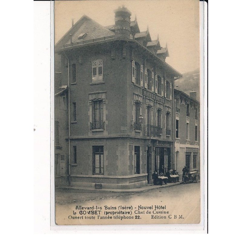 ALLEVARD-les-BAINS : Nouvel Hôtel, L. COMBET, Propriétaire - très bon état