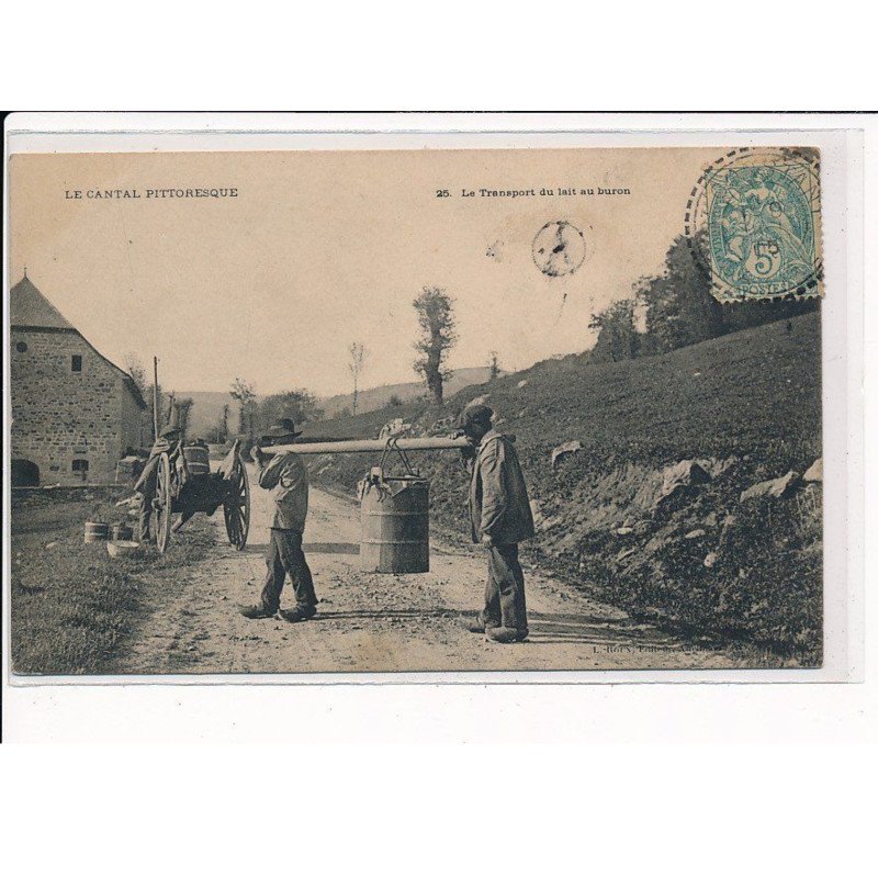 Le Transport du lait au Buron - très bon état