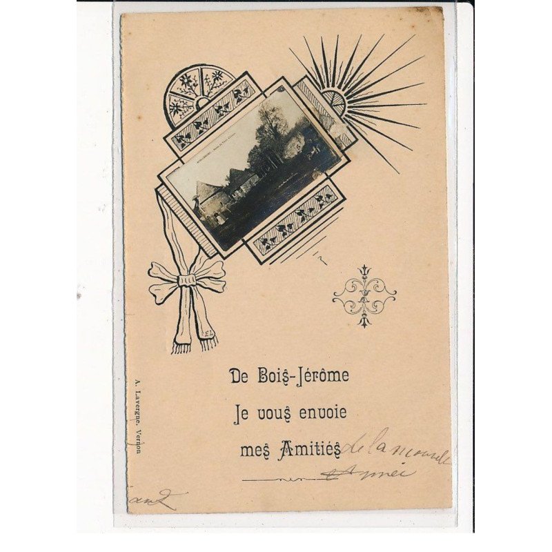BOIS-JEROME : Carte Souvenir - très bon état