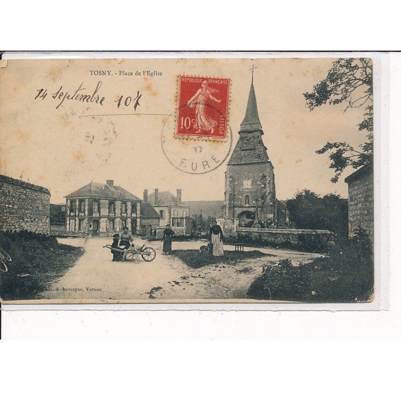 TOSNY : Place de l'Eglise - très bon état
