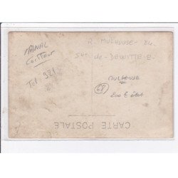 LILLE : carte photo du salon de coiffure MANAL (Dewitte successeur) (coiffeur)- état