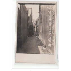 SAINT OUEN - CARTE PHOTO - Un coin de la zone à Saint-Ouen 1936 - très bon état