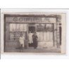 A LOCALISER : carte photo d'un salon de coiffure (coiffeur) - très bon état