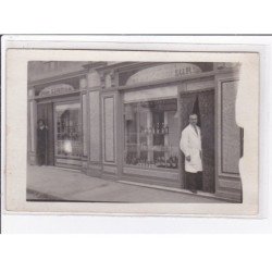 A LOCALISER : carte photo d'un salon de coiffure (coiffeur) - très bon état