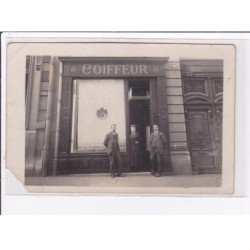 A LOCALISER : carte photo d'un salon de coiffure (coiffeur) - état
