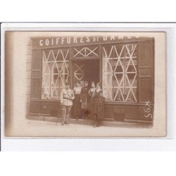 A LOCALISER : carte photo d'un salon de coiffure (coiffeur) - état