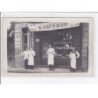 A LOCALISER : carte photo d'un salon de coiffure (coiffeur) -  très bon état