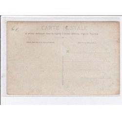 A LOCALISER : carte photo d'un salon de coiffure (coiffeur) -  très bon état
