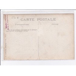 A LOCALISER : carte photo d'un salon de coiffure (coiffeur) -  très bon état