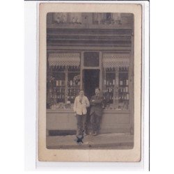 A LOCALISER : carte photo d'un salon de coiffure (coiffeur) - état