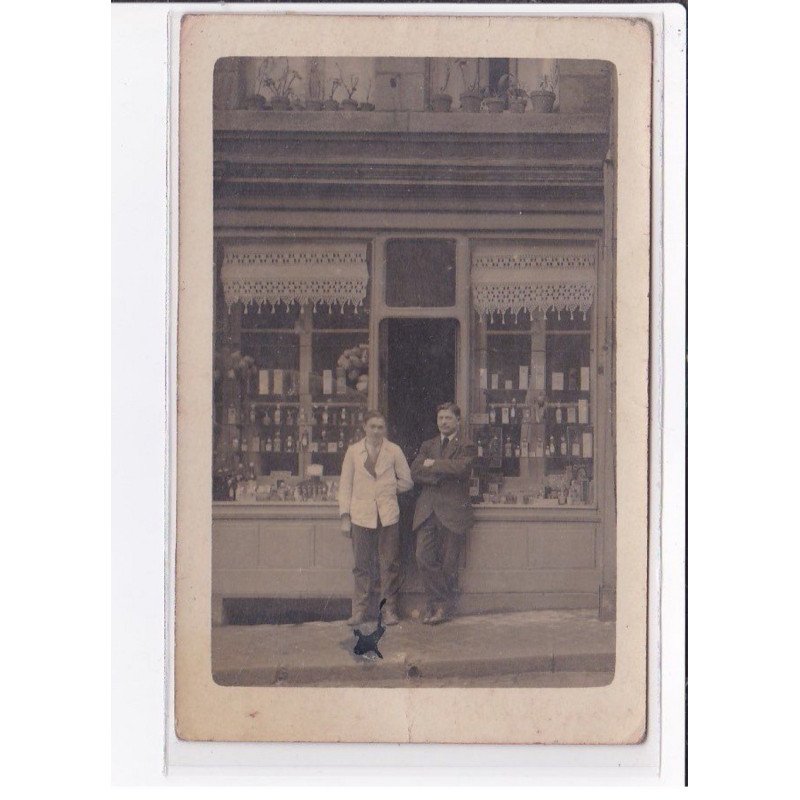 A LOCALISER : carte photo d'un salon de coiffure (coiffeur) - état