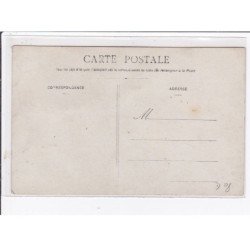 A LOCALISER : carte photo d'un salon de coiffure (coiffeur) -  très bon état