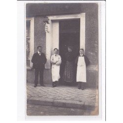 A LOCALISER : carte photo d'un salon de coiffure (coiffeur) - état