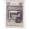 A LOCALISER : carte photo d'un salon de coiffure (coiffeur) -  très bon état