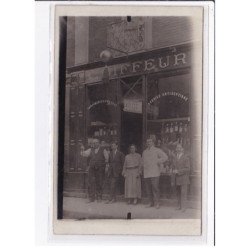 A LOCALISER : carte photo d'un salon de coiffure (coiffeur) - état