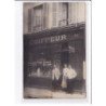 A LOCALISER : carte photo d'un salon de coiffure (coiffeur) - état