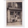 A LOCALISER : carte photo d'un salon de coiffure (coiffeur) -  très bon état