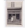 A LOCALISER : carte photo d'un salon de coiffure (coiffeur) -  très bon état