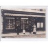 A LOCALISER : carte photo d'un salon de coiffure (coiffeur) -  très bon état