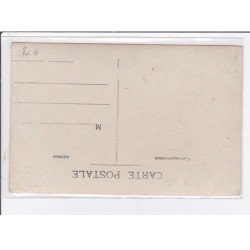 A LOCALISER : carte photo d'un salon de coiffure (coiffeur) -  très bon état