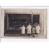 A LOCALISER : carte photo d'un salon de coiffure (coiffeur) - état