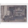 A LOCALISER : carte photo d'un salon de coiffure (coiffeur) -  très bon état