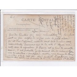 A LOCALISER : carte photo d'un salon de coiffure (coiffeur) -  très bon état