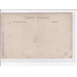 A LOCALISER : carte photo d'un salon de coiffure (coiffeur) -  très bon état