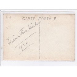 A LOCALISER : carte photo d'un salon de coiffure (coiffeur) -  très bon état