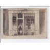 A LOCALISER : carte photo d'un salon de coiffure (coiffeur) - état