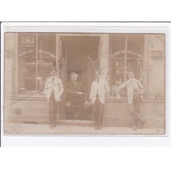 A LOCALISER : carte photo d'un salon de coiffure (coiffeur) - état