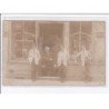 A LOCALISER : carte photo d'un salon de coiffure (coiffeur) - état