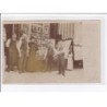 A LOCALISER : carte photo d'un salon de coiffure (coiffeur) -  très bon état